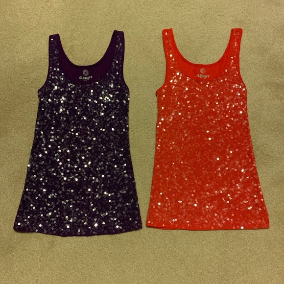 Old Navy Tops - Bundle of Old Navy Sequins Tank Tops